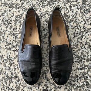 Paul Green Black Leather Loafers